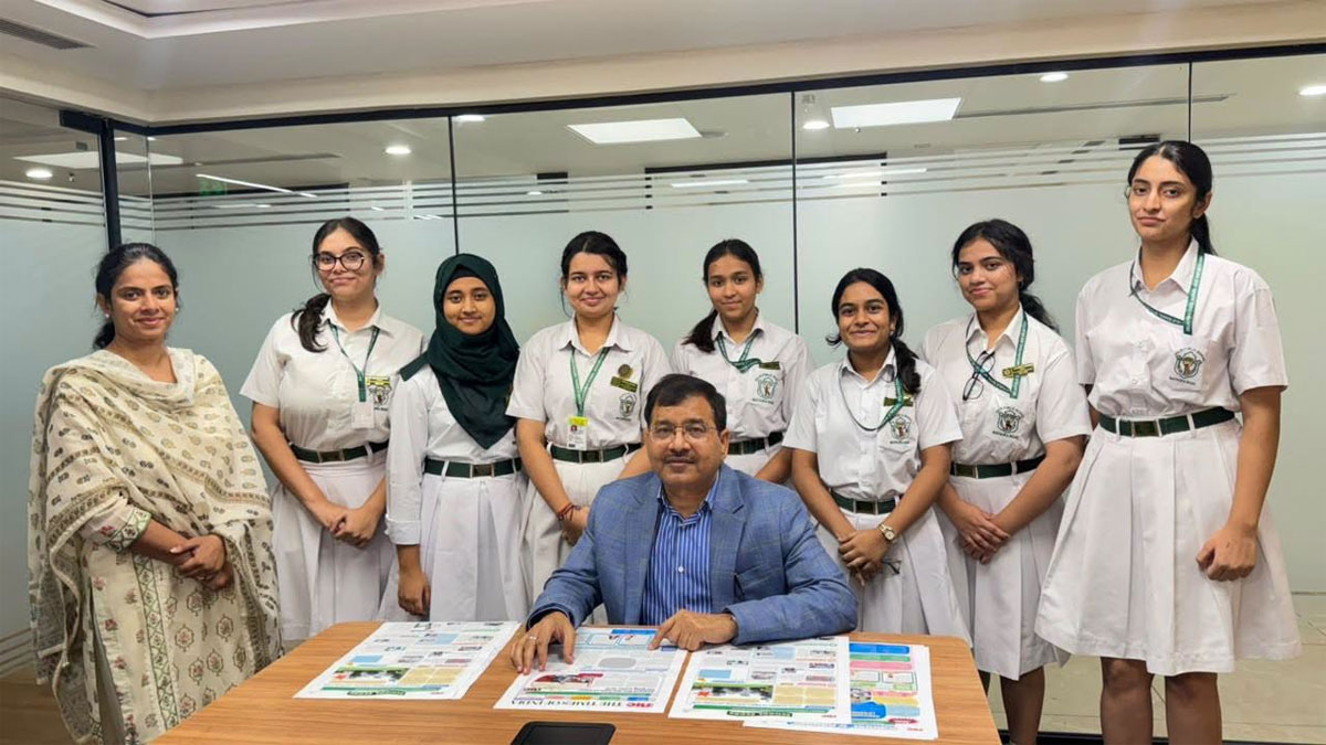 DPS Students Step into the Newsroom: Visit to The Times of India - Photo 1